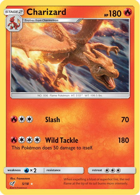 Charizard - Detective Pikachu Pokémon trading card