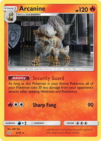 Arcanine - Detective Pikachu (DEP) #6/18 - Rare Pokémon Trading Card