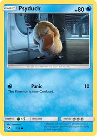 Psyduck (Holo Common) - Detective Pikachu (DEP) #7/18 - Common Pokémon Trading Card