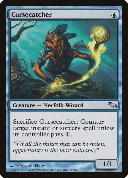 Cursecatcher - Shadowmoor Magic: The Gathering trading card