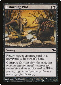 Disturbing Plot - Shadowmoor (SHM) #64 - Common Magic: The Gathering Trading Card