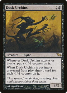 Dusk Urchins - Shadowmoor (SHM) #65 - Rare Magic: The Gathering Trading Card