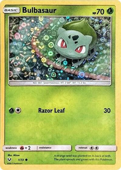 Bulbasaur - 1/73 (General Mills Promo) trading card from Miscellaneous Cards & Products Bulbasaur - 1/73 (General Mills Promo) - Miscellaneous Cards & Products Pokémon trading card