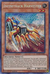 Infinitrack Harvester - The Infinity Chasers (INCH) #INCH-EN001 - Secret Rare YuGiOh Trading Card