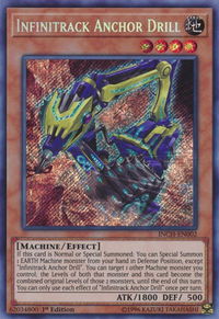 Infinitrack Anchor Drill - The Infinity Chasers (INCH) #INCH-EN002 - Secret Rare YuGiOh Trading Card