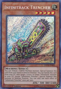 Infinitrack Trencher - The Infinity Chasers (INCH) #INCH-EN005 - Secret Rare YuGiOh Trading Card