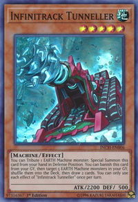 Infinitrack Tunneller - The Infinity Chasers (INCH) #INCH-EN006 - Super Rare YuGiOh Trading Card