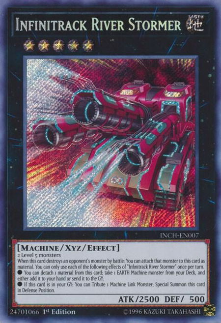 Infinitrack River Stormer - The Infinity Chasers YuGiOh trading card