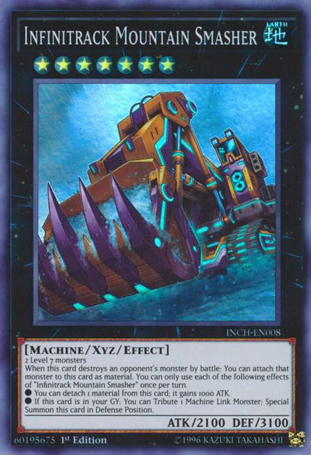 Infinitrack Mountain Smasher - The Infinity Chasers YuGiOh trading card