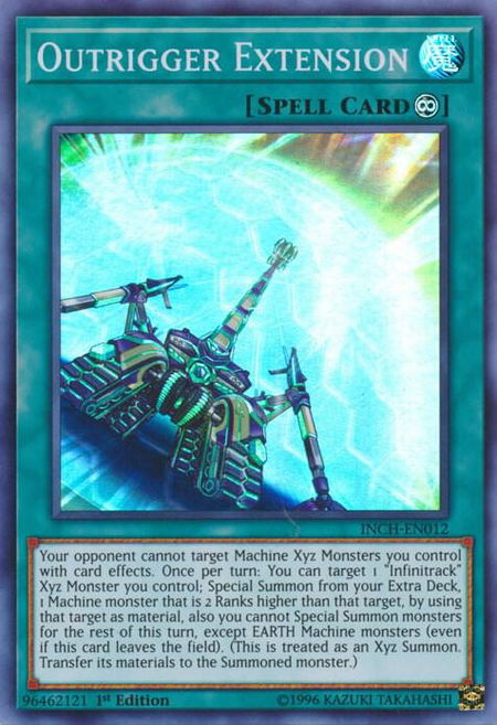 Outrigger Extension - The Infinity Chasers YuGiOh trading card