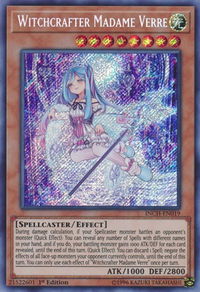 Witchcrafter Madame Verre - The Infinity Chasers (INCH) #INCH-EN019 - Secret Rare YuGiOh Trading Card