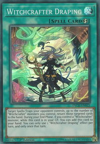 Witchcrafter Draping - The Infinity Chasers (INCH) #INCH-EN023 - Super Rare YuGiOh Trading Card