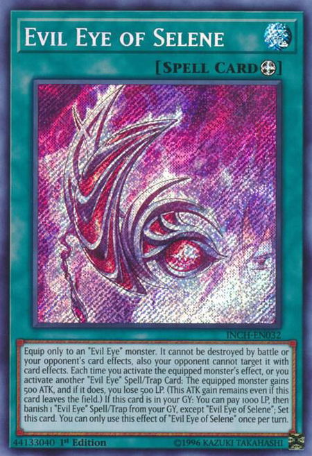 Evil Eye of Selene - The Infinity Chasers YuGiOh trading card