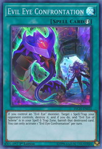 Evil Eye Confrontation - The Infinity Chasers (INCH) #INCH-EN035 - Super Rare YuGiOh Trading Card