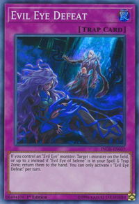 Evil Eye Defeat - The Infinity Chasers (INCH) #INCH-EN037 - Super Rare YuGiOh Trading Card