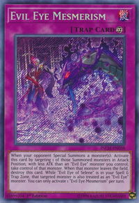Evil Eye Mesmerism - The Infinity Chasers (INCH) #INCH-EN038 - Secret Rare YuGiOh Trading Card