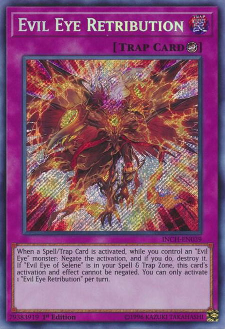 Evil Eye Retribution - The Infinity Chasers YuGiOh trading card