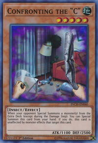 Confronting the "C" - The Infinity Chasers (INCH) #INCH-EN040 - Super Rare YuGiOh Trading Card