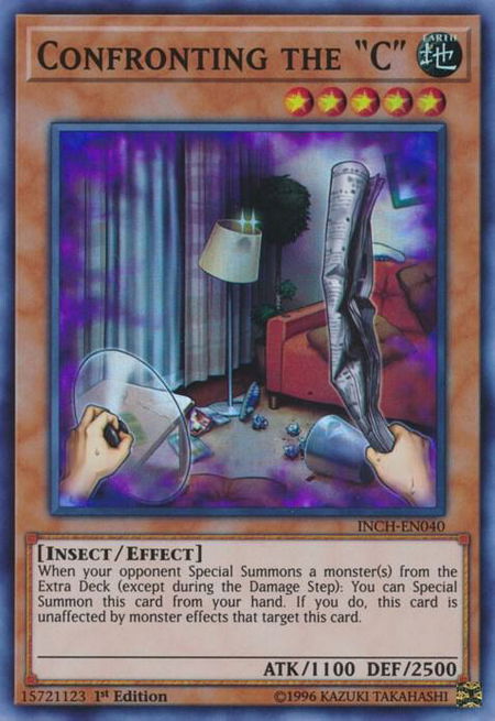 Confronting the "C" - The Infinity Chasers YuGiOh trading card