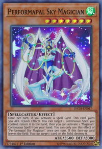 Performapal Sky Magician - The Infinity Chasers (INCH) #INCH-EN047 - Super Rare YuGiOh Trading Card