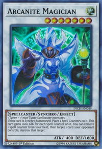 Arcanite Magician - The Infinity Chasers (INCH) #INCH-EN049 - Super Rare YuGiOh Trading Card