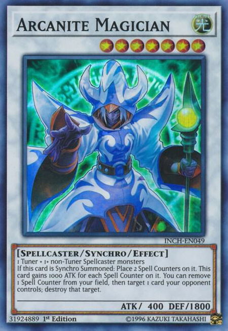 Arcanite Magician - The Infinity Chasers YuGiOh trading card