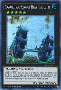 Digvorzhak, King of Heavy Industry - The Infinity Chasers (INCH) #INCH-EN050 - Super Rare YuGiOh Trading Card
