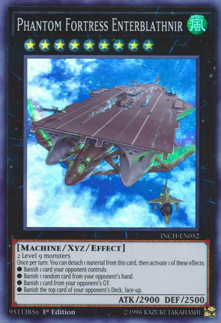 Phantom Fortress Enterblathnir - The Infinity Chasers YuGiOh trading card