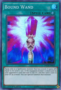 Bound Wand - The Infinity Chasers (INCH) #INCH-EN055 - Super Rare YuGiOh Trading Card