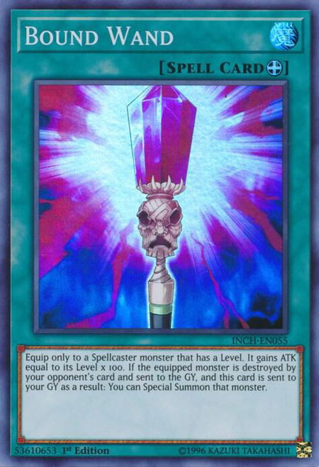 Bound Wand - The Infinity Chasers YuGiOh trading card