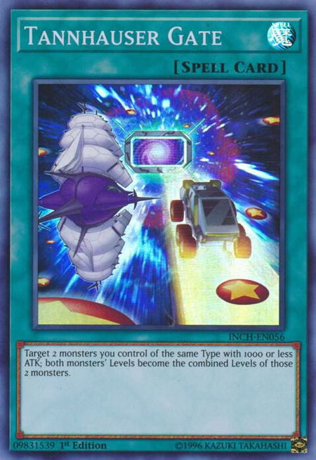 Tannhauser Gate - The Infinity Chasers YuGiOh trading card