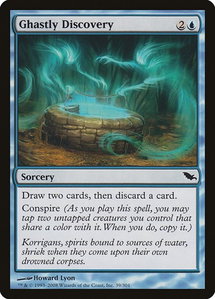 Ghastly Discovery - Shadowmoor (SHM) #39 - Common Magic: The Gathering Trading Card