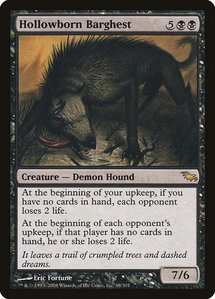 Hollowborn Barghest - Shadowmoor (SHM) #68 - Rare Magic: The Gathering Trading Card
