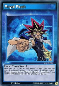 Royal Flush - Speed Duel: Arena of Lost Souls (SBLS) #SBLS-ENS04 - Super Rare YuGiOh Trading Card