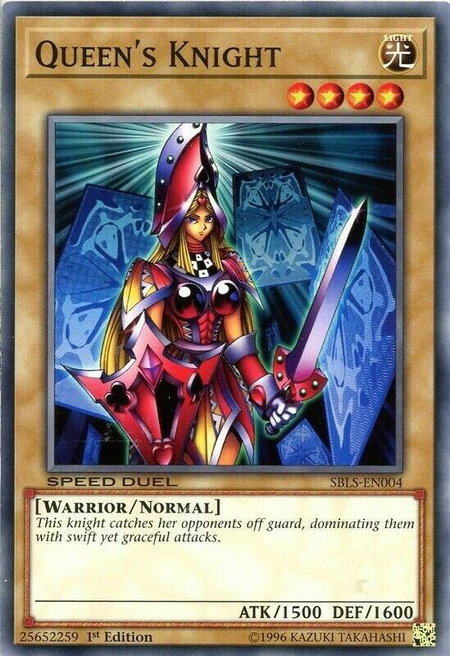 Queen's Knight - Speed Duel: Arena of Lost Souls YuGiOh trading card