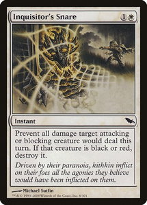 Inquisitor's Snare - Shadowmoor (SHM) #8 - Common Magic: The Gathering Trading Card