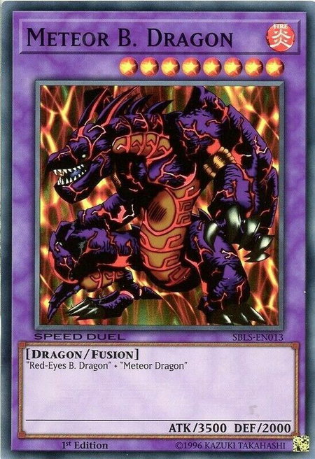 Meteor B. Dragon - Speed Duel: Arena of Lost Souls YuGiOh trading card