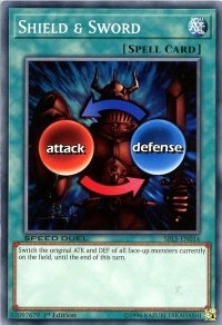 Shield & Sword - Speed Duel: Arena of Lost Souls (SBLS) #SBLS-EN014 - Common / Short Print YuGiOh Trading Card