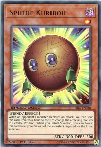Sphere Kuriboh - Speed Duel: Arena of Lost Souls (SBLS) #SBLS-EN018 - Ultra Rare YuGiOh Trading Card