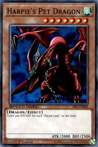 Harpie's Pet Dragon - Speed Duel: Arena of Lost Souls (SBLS) #SBLS-EN020 - Common / Short Print YuGiOh Trading Card