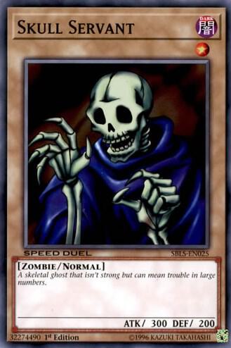 Skull Servant - Speed Duel: Arena of Lost Souls YuGiOh trading card