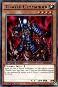 Decayed Commander - Speed Duel: Arena of Lost Souls (SBLS) #SBLS-EN032 - Common / Short Print YuGiOh Trading Card