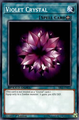 Violet Crystal - Speed Duel: Arena of Lost Souls YuGiOh trading card