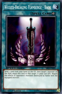 Wicked-Breaking Flamberge - Baou - Speed Duel: Arena of Lost Souls (SBLS) #SBLS-EN041 - Common / Short Print YuGiOh Trading Card
