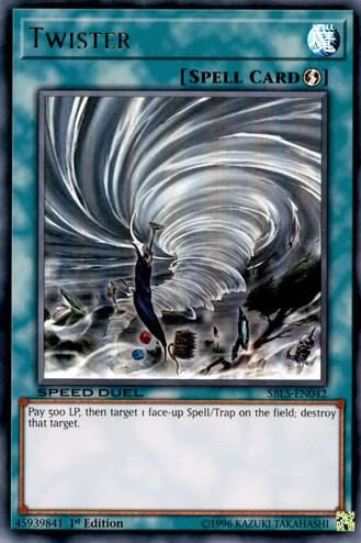 Twister - Speed Duel: Arena of Lost Souls YuGiOh trading card