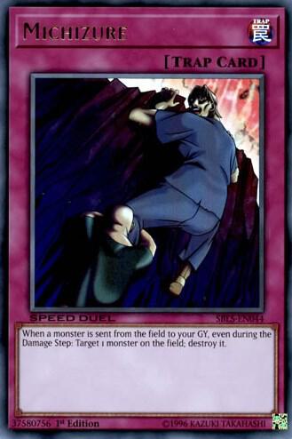 Michizure - Speed Duel: Arena of Lost Souls YuGiOh trading card