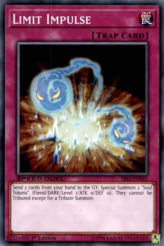 Limit Impulse - Speed Duel: Arena of Lost Souls YuGiOh trading card