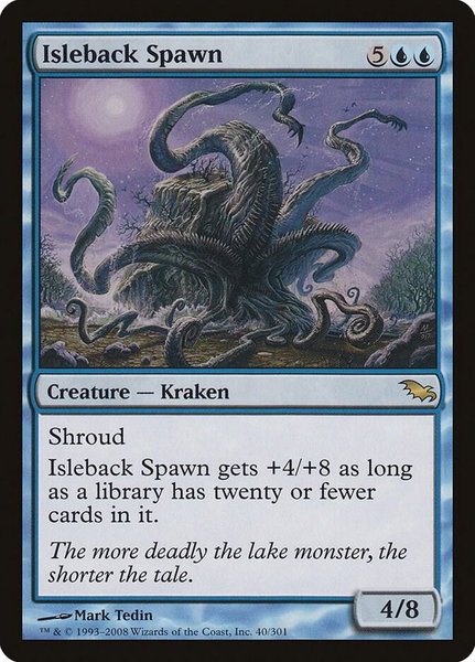 Isleback Spawn trading card from Shadowmoor Isleback Spawn - Shadowmoor Magic: The Gathering trading card