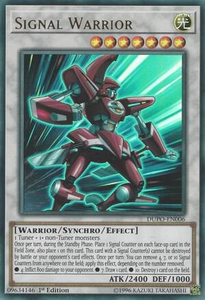 Signal Warrior - Duel Power YuGiOh trading card