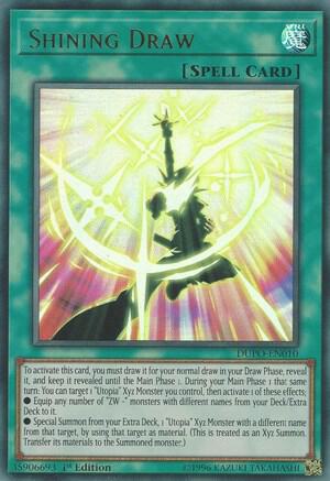 Shining Draw - Duel Power YuGiOh trading card